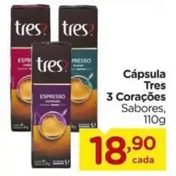 Carrefour Cápsula Tres 3 Corações Sabores, oferta
