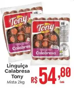 Supermercados Mateus Linguiça Calabresa Tony oferta
