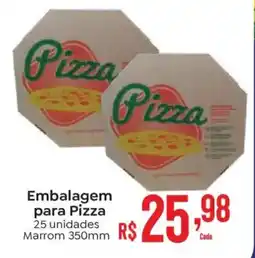 Supermercados Mateus Embalagem para Pizza oferta