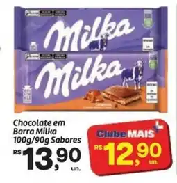 Fort Atacadista Chocolate em Barra Milka Sabores oferta