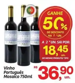 Fort Atacadista Vinho Português Mosaico oferta