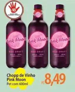 Atacadão Chopp de Vinho Pink Moon oferta