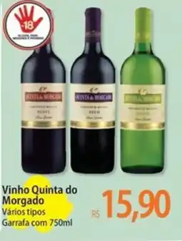 Atacadão Vinho Quinta do Morgado Vários tipos Garrafa oferta