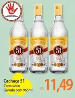 Atacadão Cachaça 51 oferta