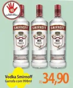 Atacadão Vodka Smirnoff oferta