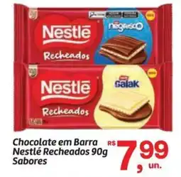 Fort Atacadista Chocolate em Barra Nestlé Recheados Sabores oferta