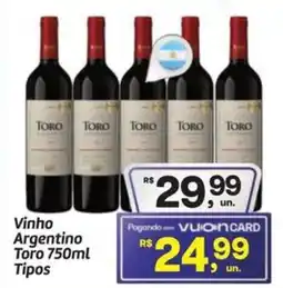 Fort Atacadista Vinho Argentino Toro Tipos oferta