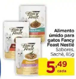 Carrefour Alimento úmido para gatos Fancy Feast Nestlé Sabores, Sachê, oferta