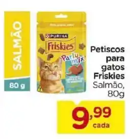 Carrefour Petiscos para gatos Friskies Salmão, oferta