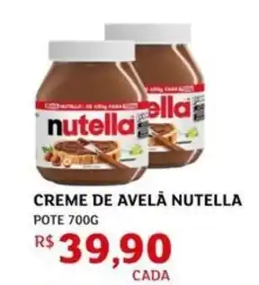 Creme de avela nutella