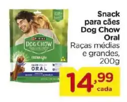 Carrefour Snack para cães Dog Chow Oral oferta