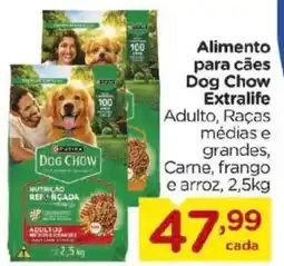 Carrefour Alimento para cães Dog Chow Extralife oferta