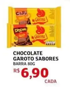Assaí Atacadista Chocolate garoto sabores barra oferta