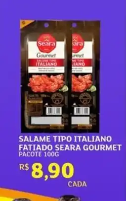 Assaí Atacadista Salame tipo italiano fatiado seara gourmet pacote oferta