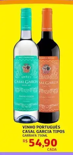 Assaí Atacadista Vinho português casal garcia tipos garrafa oferta