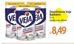 Atacadão Desinfetante Veja Banheiro X-14 Sachê oferta
