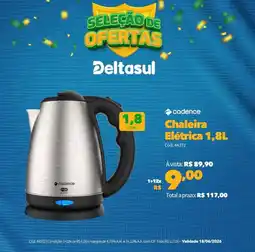 Deltasul cadence Chaleira Elétrica oferta