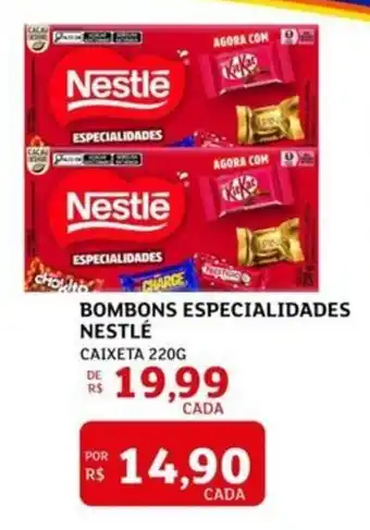 Bombons especialidades nestlé