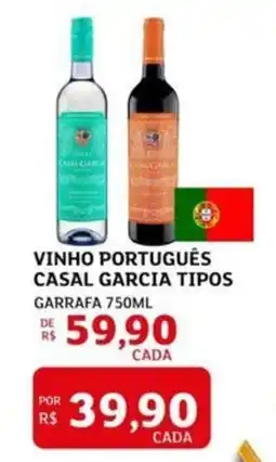 Assaí Atacadista Vinho português casal garcia tipos oferta