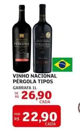 Assaí Atacadista Vinho nacional pérgola tipos oferta