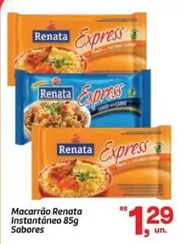 Fort Atacadista Macarrão Renata Instantâneo Sabores oferta