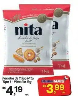 Fort Atacadista Farinha de Trigo Nita Tipo 1-Plástico oferta