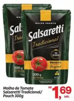 Fort Atacadista Molho de Tomate Salsaretti Tradicional/ Pouch oferta