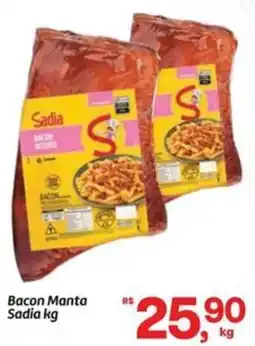 Fort Atacadista Bacon Manta Sadia oferta