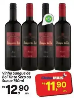Fort Atacadista Vinho Sangue de Boi Tinto Seco ou Suave oferta