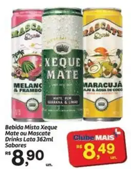 Fort Atacadista Bebida Mista Xeque Mate ou Mascate Drinks Lata Sabores oferta