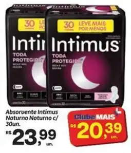 Fort Atacadista Absorvente Intimus Noturno Noturno c/ 30un. oferta