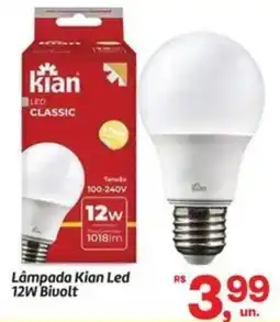 Fort Atacadista Lâmpada Kian Led 12W Biuolt oferta