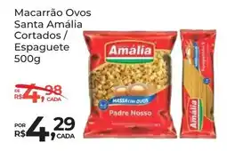 Super Luna Macarrão Ovos Santa Amália Cortados/ Espaguete oferta