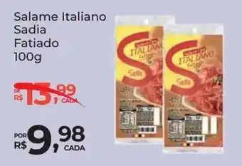 Super Luna Salame Italiano Sadia Fatiado oferta