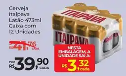 Super Luna Cerveja Itaipava Latão oferta