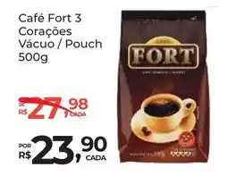 Super Luna Café Fort 3 Corações Vácuo / Pouch oferta