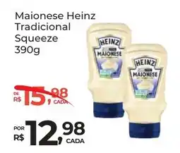 Super Luna Maionese Heinz Tradicional Squeeze oferta