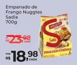 Super Luna Empanado de Frango Nuggtes Sadia oferta