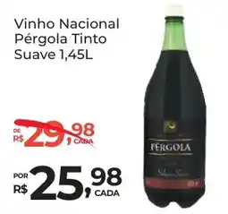 Super Luna Vinho Nacional Pérgola Tinto Suave oferta