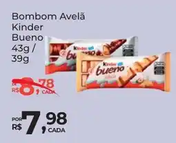 Super Luna Bombom Avelã Kinder Bueno oferta