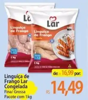 Linguiça de Frango Lar Congelada