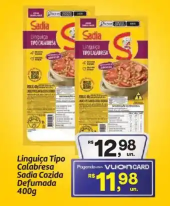 Linguiça Tipo Calabresa Sadia Cozida Defumada