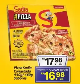 Fort Atacadista Pizza Sadia Congelada Sabores oferta