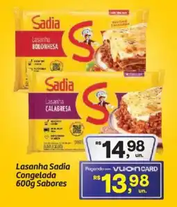 Fort Atacadista Lasanha Sadia Congelada Sabores oferta