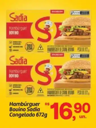 Hambúrguer Bouino Sadia Congelado