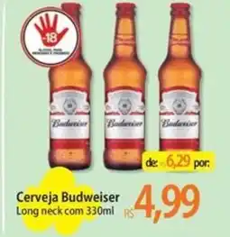 Atacadão Cerveja Budweiser Long neck oferta