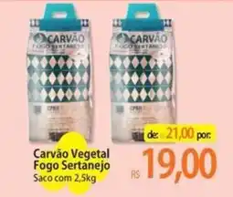 Atacadão Carvão Vegetal Fogo Sertanejo Saco oferta