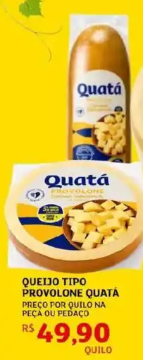 Assaí Atacadista Queijo tipo provolone quatá oferta