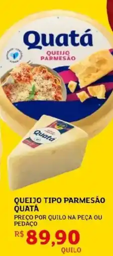 Assaí Atacadista Queijo tipo parmesão quatá oferta
