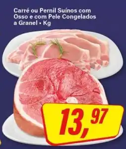Rede Supermarket Carré ou Pernil Suínos com Osso e com Pele Congelados a Granel oferta